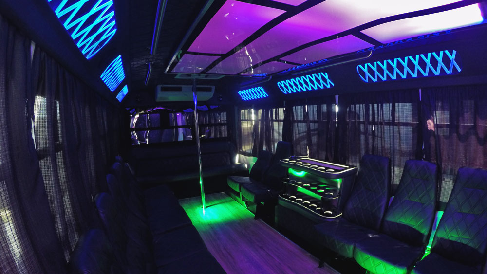 20 Passenger Party Bus rental prices